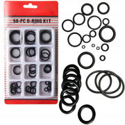 Set di Guarnizioni O-Ring 5-20mm 50 Pezzi – Gomma Resistente a Oli e Sostanze Chimiche | Dimensioni Varie