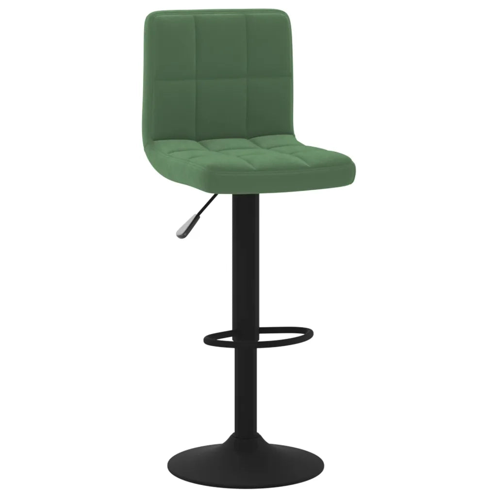 Sgabelli da Bar 2 pz Verde Scuro in Velluto cod mxl 55954