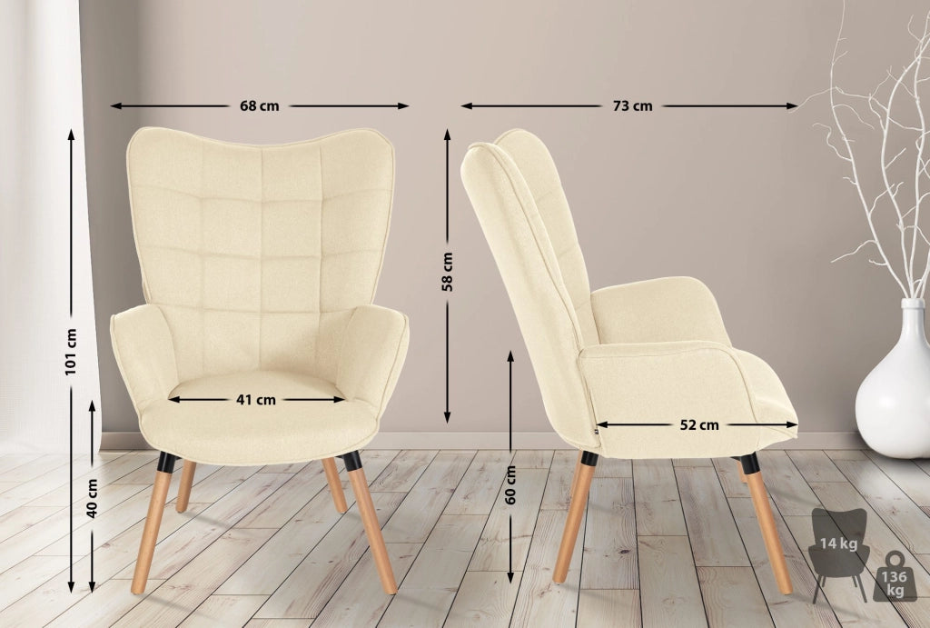Sessel Garding Stoff