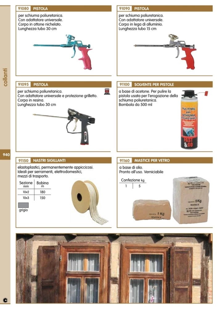 1pz pistola per schiume poliuretaniche mod. pg-1 cod:ferx.42636