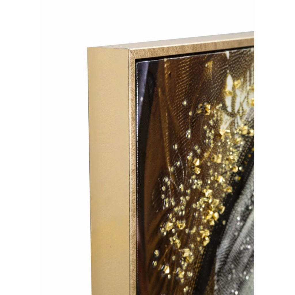 Stampa su Tela Viso, Multicolore, Tessuto, 102x52x4 cm