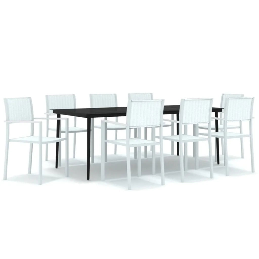 Set da Pranzo da Giardino 9 pz Bianco cod mxl 35305