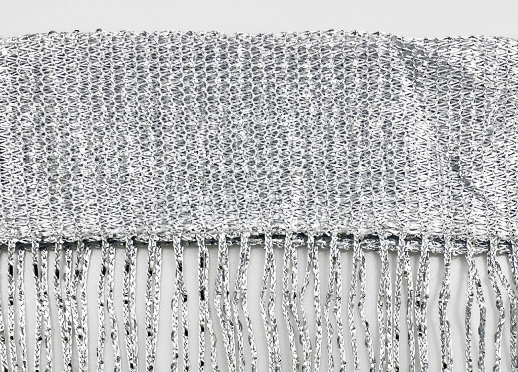 Tenda Antimosca Antirumore Caduta Pannello Porta Finestra Casa Multistring Silver - 100x200 - Grigio