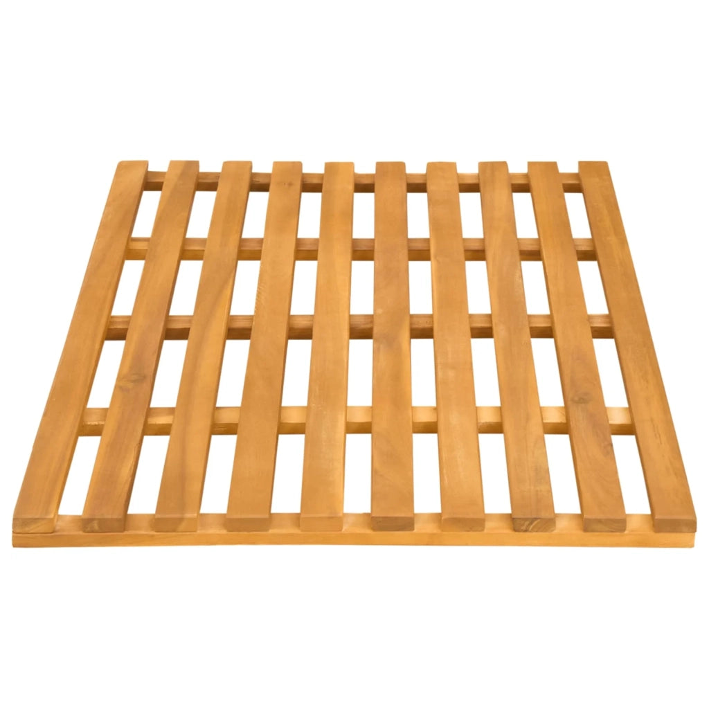 Tappeto da bagno Tinta unita Marrone 80 x 48 x 2,5 cm legno CFW1892715