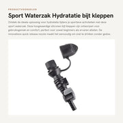 Siliconica Autoseal Nozzle per Idratazione - Piastra di Idratazione Autoseal - Chiave a Secco per Installazione Facile - Ideale per Campeggio - Disegno Ergonomico - Sacca per Bere