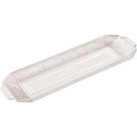 VASSOIO DELUXE RETTANGOLARE IN PLASTICA 46CM
