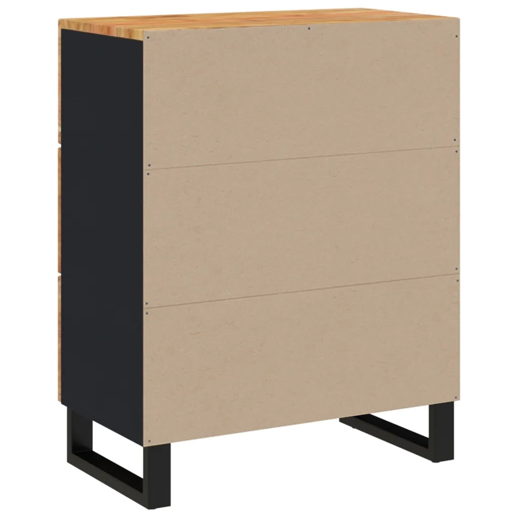 Credenze 2pz 60x33x75 cm in Legno Massello di Acacia 3143636