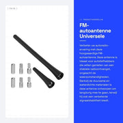 Antenna Universale per Auto - Ricezione FM/DAB - Impermeabile - Resistenze agli Impatti - Installazione Facile - Materiali di Alta Qualità