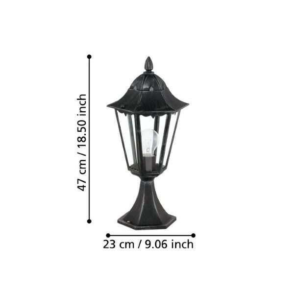 LAMPADA DA TERRA LANTERNA NANETTO PER ESTERNO 1XE27 NAVEDO EGLO