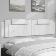 vidaXL Cuscino Testiera Bianco 200 cm in Similpelle