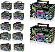 Decorazioni per Feste degli Anni '80 - Box da 12 pezzi Decorazioni per Radio Retro - Feste di Compleanno Hip Hop