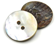 Confezione di 10 bottoni in legno - 18mm - materiale naturale - per cucire abiti - per DIY