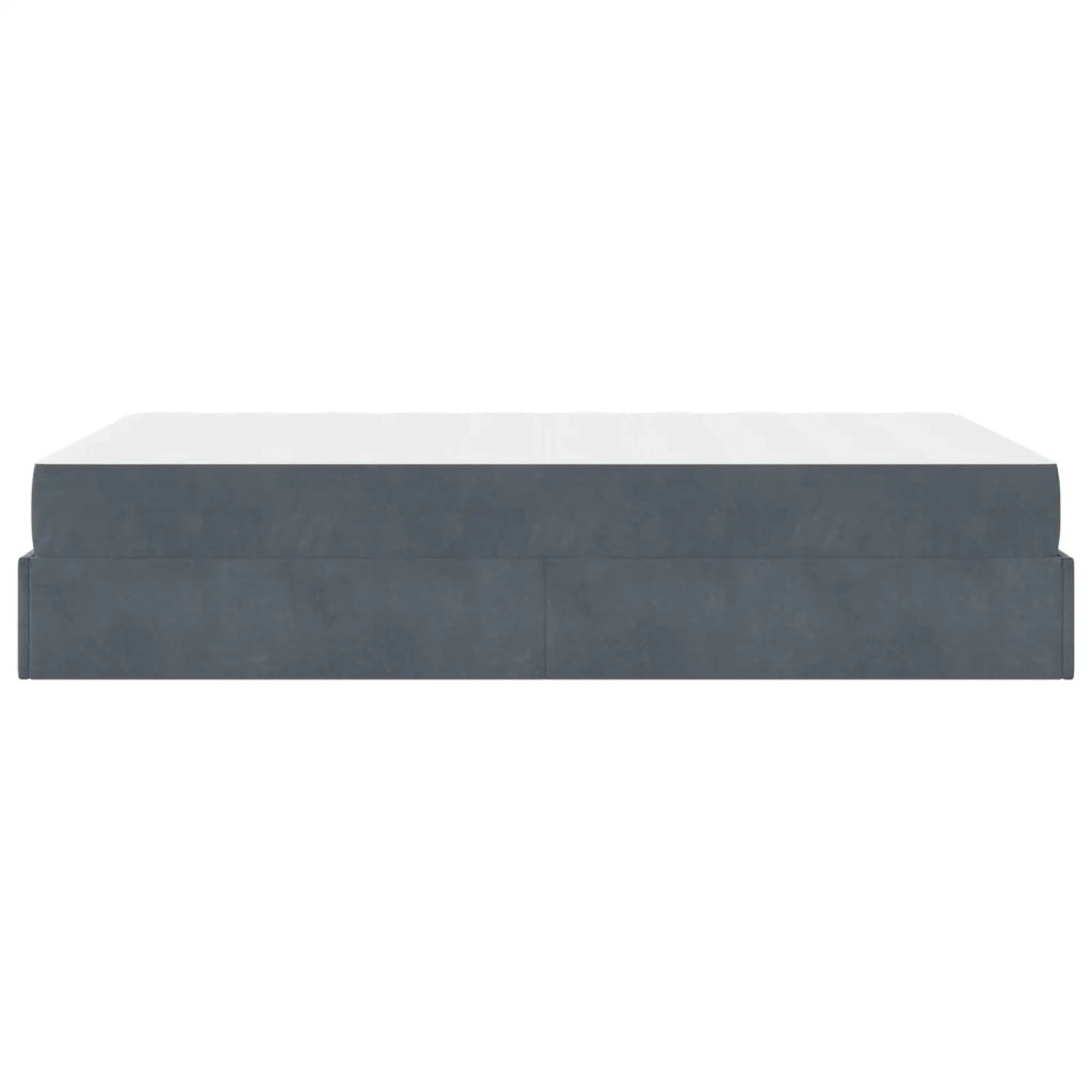 Struttura letto con materasso 2 pcs Grigio Sfumato Velluto 3399547