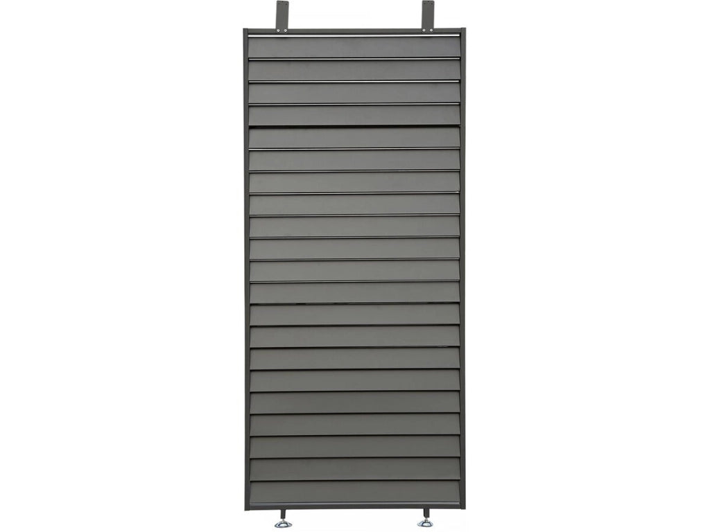 Pergola bioclimatica con 9 lamelle in alluminio "Kensington" - 3 x 6 m - Grigio