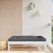 Sedia da giardino-Poggiapiedi da Giardino 120x80 cm Legno Massello di Pino Bianco 797004
