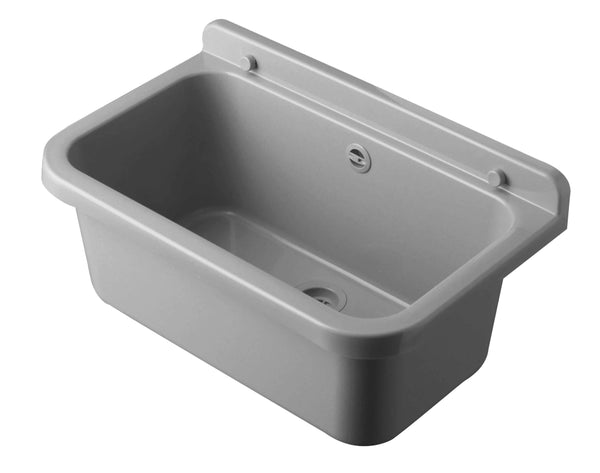 PILOZZO da muro in PP - Dim: 55 cm - Completo di GRIGLIA appoggiatutto - CR - Colore: GRIGIO PIETRA