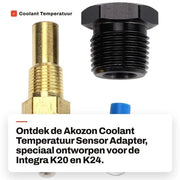 Adattatore di Sensore di Temperatura del Liquido di Raffreddamento - Duraturo e Affidabile - Adatto per Integra K20 K24 - Prestazioni Affidabili - Adattamento Perfetto