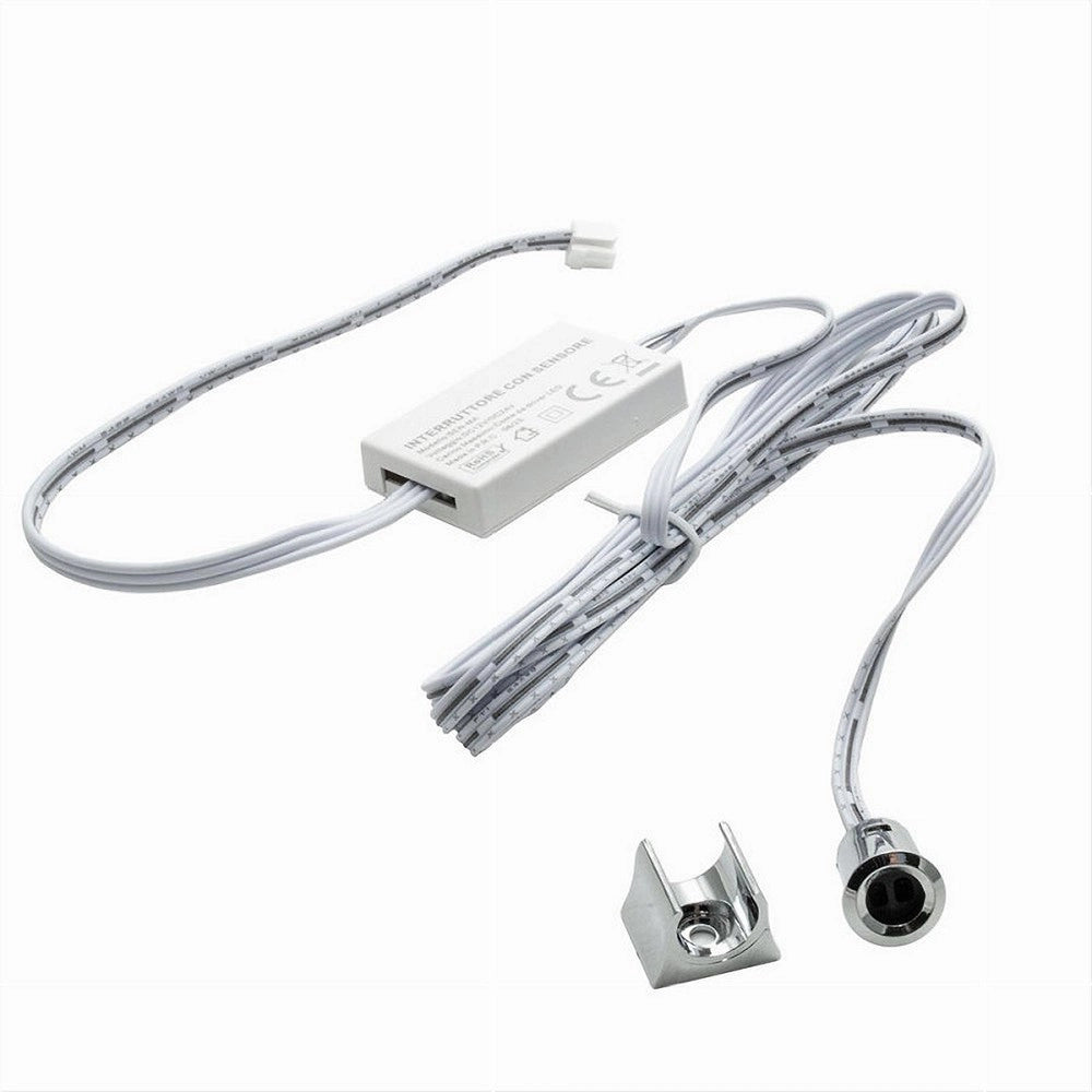 Trade Shop - Sensore Interruttore Movimento Per Luci Strip Led Pulsante Mobili 12/24v Sen-ma -