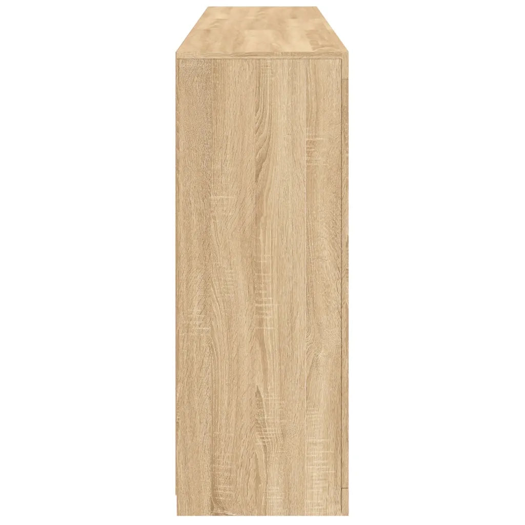Credenza con Luci LED Rovere Sonoma 162x37x100 cm 3209144
