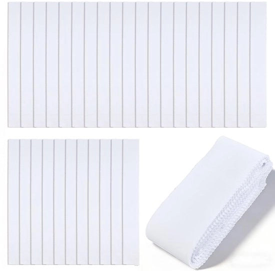 Quiltstof 40 pezzi - Strisce di tessuto in cotone - Colore liscio - 50 x 6,5 cm - Fatto a mano - Sartoriali per cucire - Strisce di tessuto