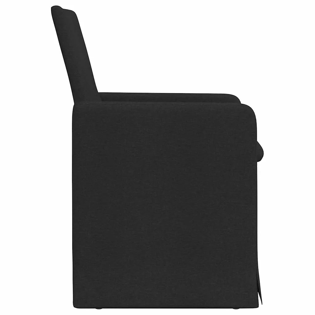 Sedie da pranzo 2 pz | Sedie da cucina Nero 57 x 67 x 95 cm Tessuto