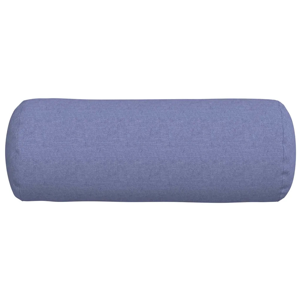 Cuscini a rullo 2 pcs Blu jeans Ø 25 x 70 cm Tessuto