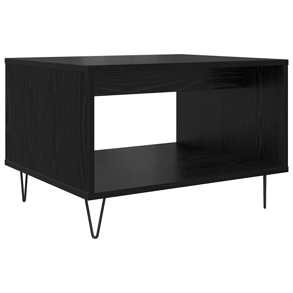 Tavolino da salotto Rovere nero 60 x 50 x 40 cm 879611