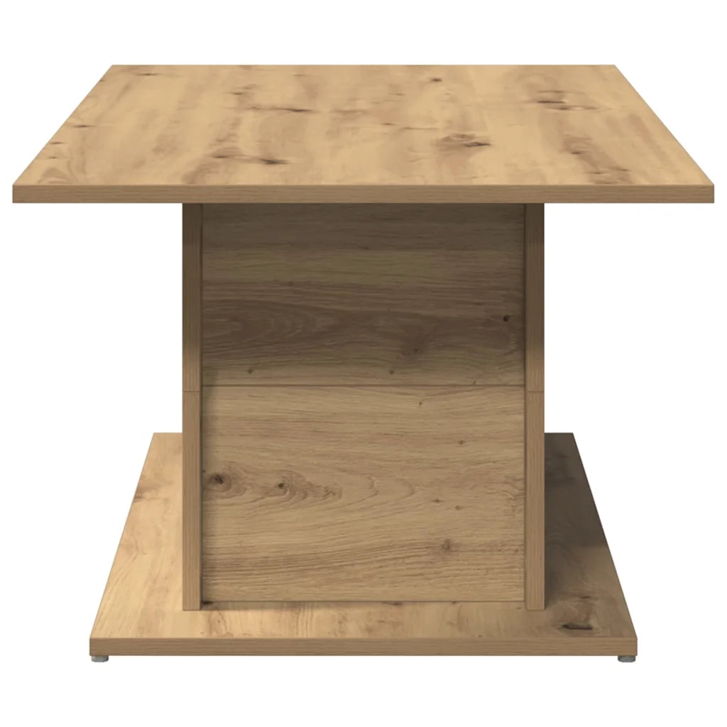 Tavolino Salotto-Tavolino da soggiorno-Tavolo Rovere Artigianale 102x55,5x40cm in Truciolato
