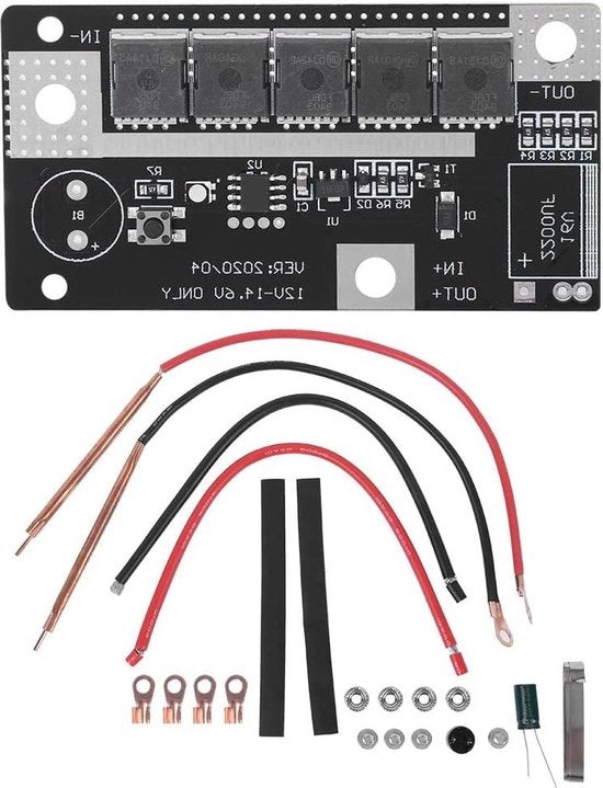 Pannello di controllo PCB con modulo di puntellazione e controllo del tempo, alimentato da batteria, progettato per uso DIY, portatile - 12V.