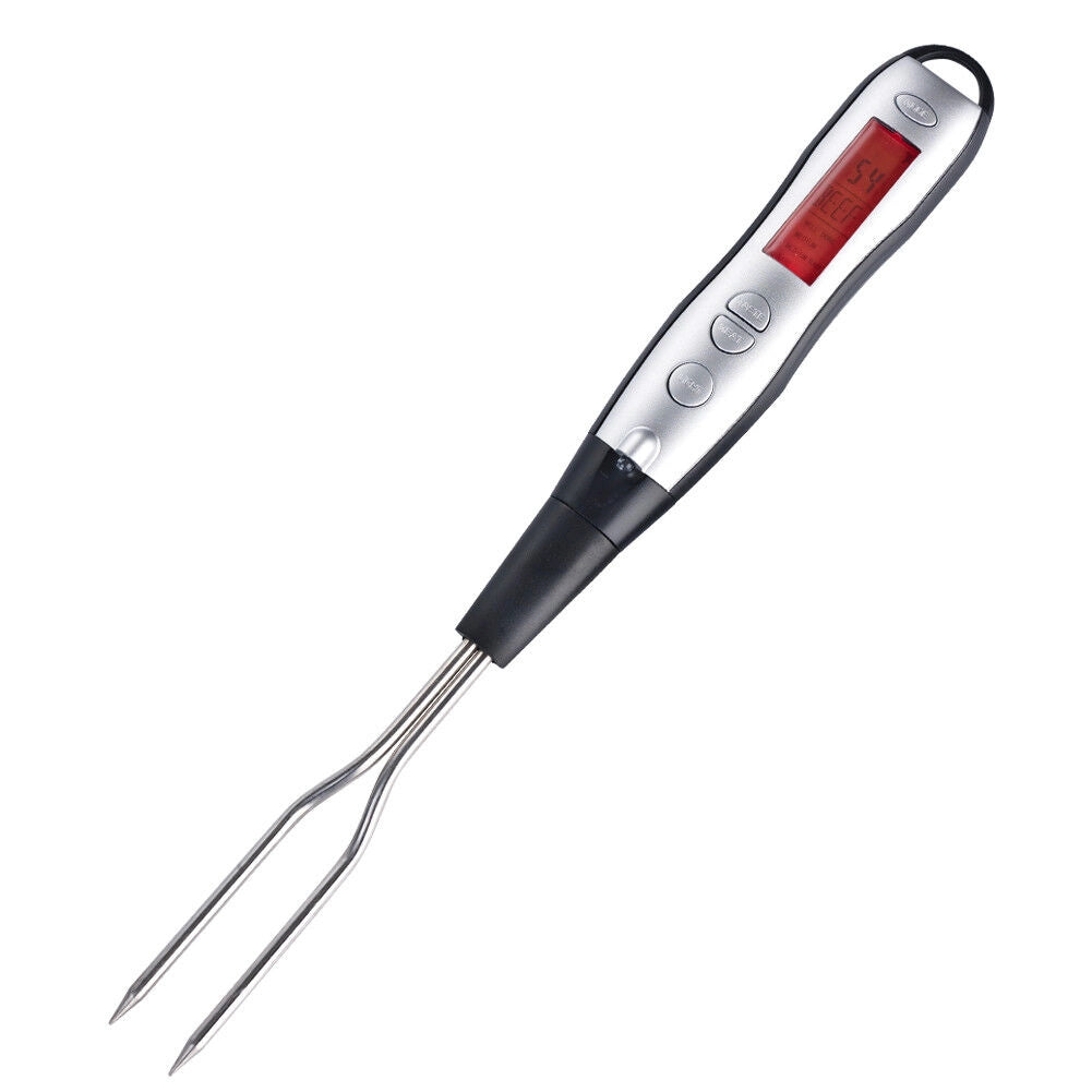 Termometro digitale Alimentare Alimenti da Cucina Sonda con Timer e Luce a LED