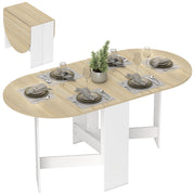 Tavolo da pranzo allungabile pieghevole ¨C Minimal ¨C Legno effetto rovere 163x80x75 cm