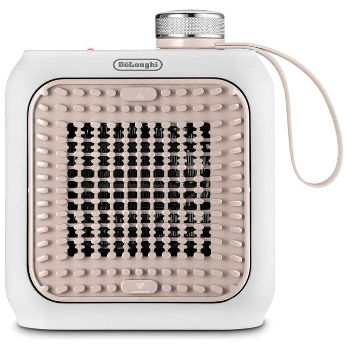 De’Longhi HFX10B03.PK Interno Rosa, Bianco 360 W Riscaldatore ambiente elettrico con ventilatore