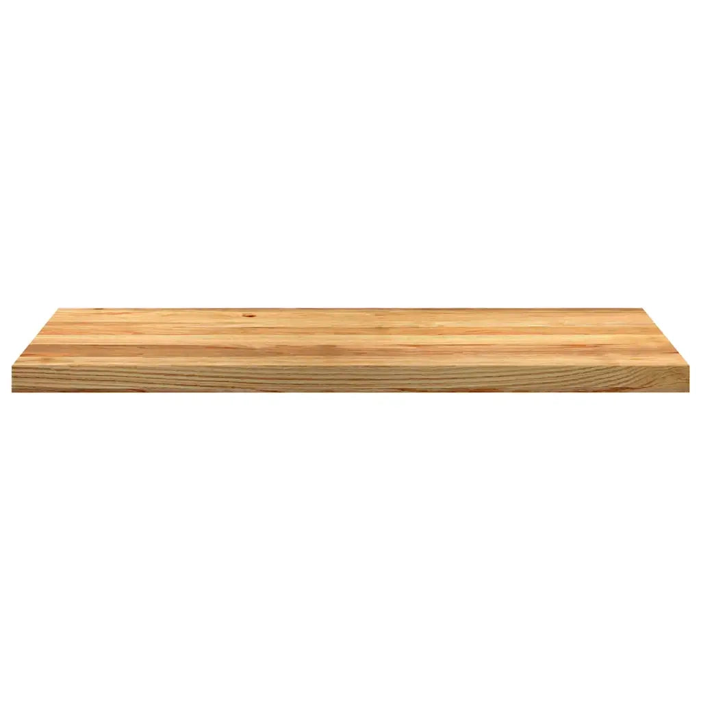 Davanzali 2 pz Marrone Chiaro 100x40x2 cm Legno Massello Rovere 4009160