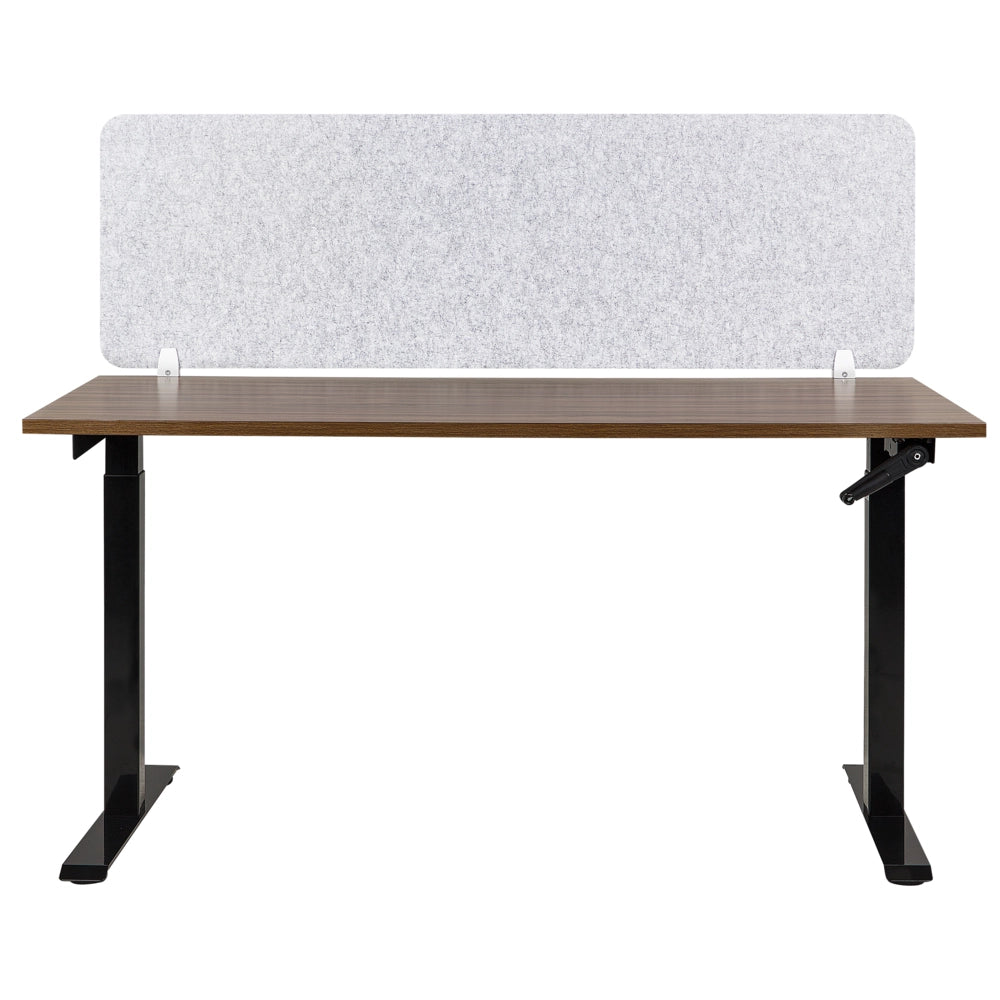 Pannello Divisorio Grigio Fonoassorbente 160 x 50 cm in Plastica PET