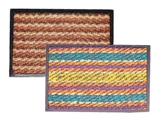 TAPPETI ZERBINI BRIXO STRIPES IN COCCO SPESSORE 6MM DIVERSE MISURE