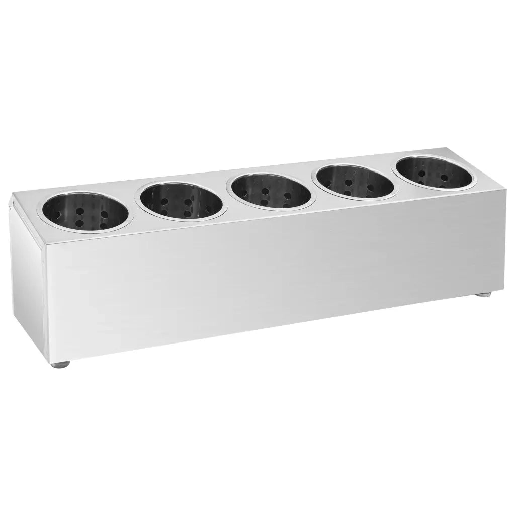 Portaposate con 5 Inserti Rettangolare in Acciaio Inox CFW5466835