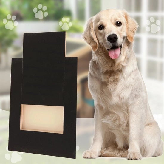 Strumento per raschiare le unghie del cane - Raschiatore unghie cane - Accessori per animali domestici - Adatto per cuccioli e cani di piccola/media taglia - Materiale: legno - Colore: nero