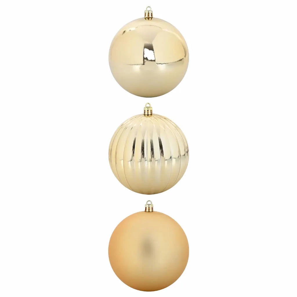 Set di palline di Natale XXL 3 pcs Oro Plastica 42018872