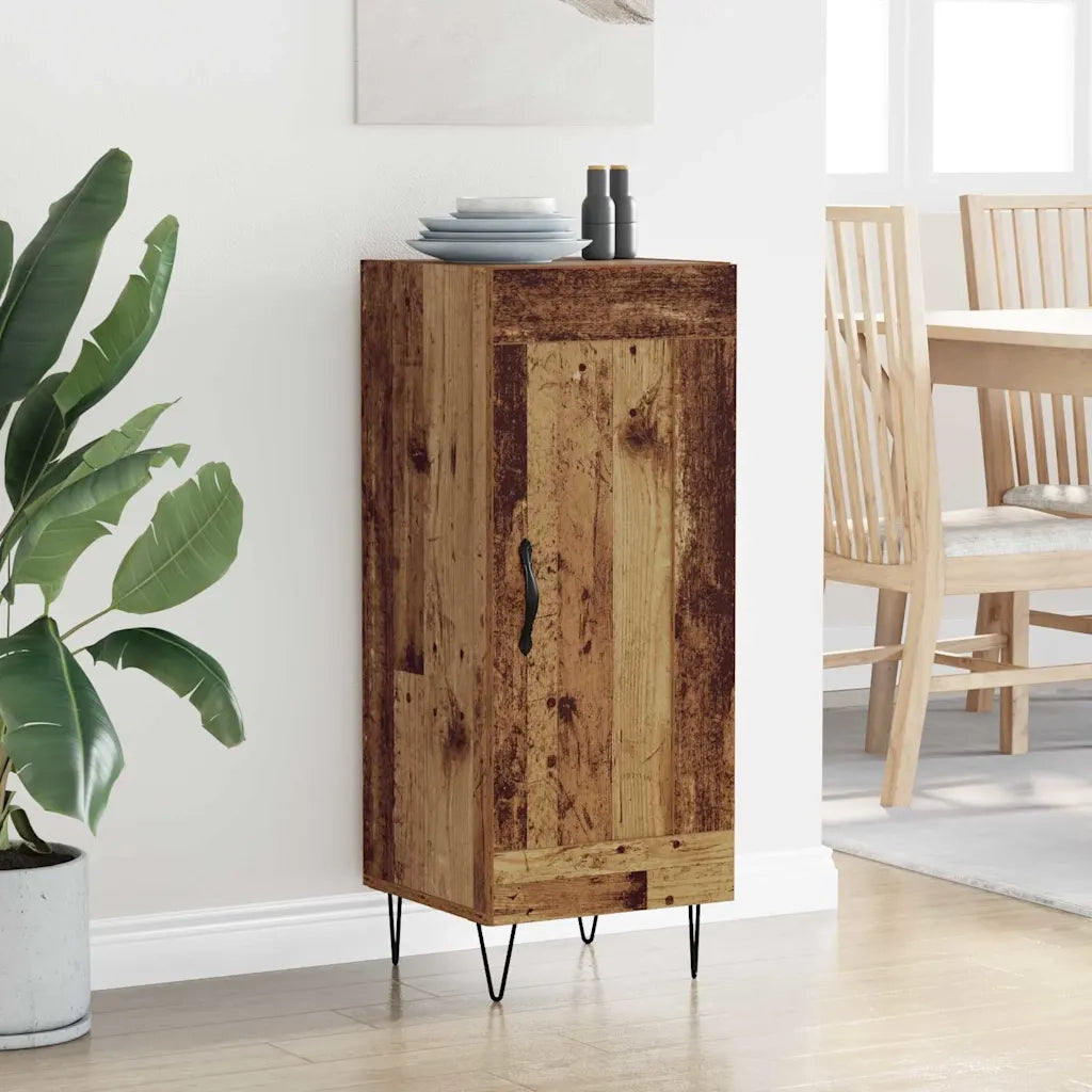 Credenza | Madia | Buffet da pranzo | Armadio da pranzo Legno vecchio 34,5 x 34 x 90 cm