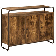 Credenza Rovere Fumo 102 x 35 x 75 cm Legno ingegnerizzato 8007986