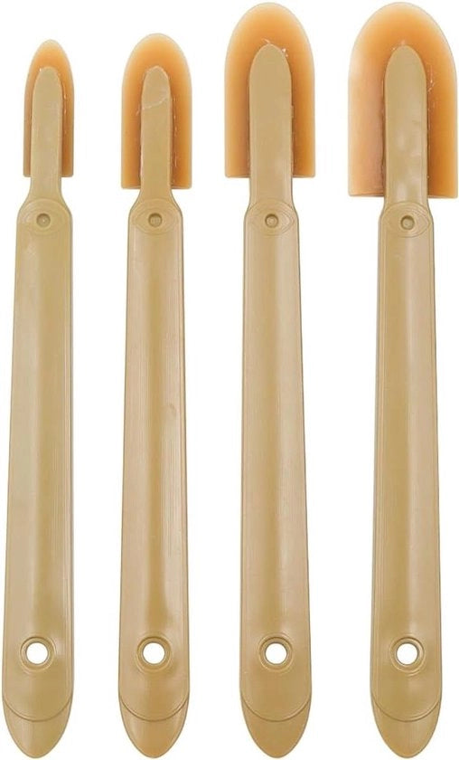 Set di colla siliconica 4 in 1 per finitura bagno e cucina - attrezzi di applicazione con manico