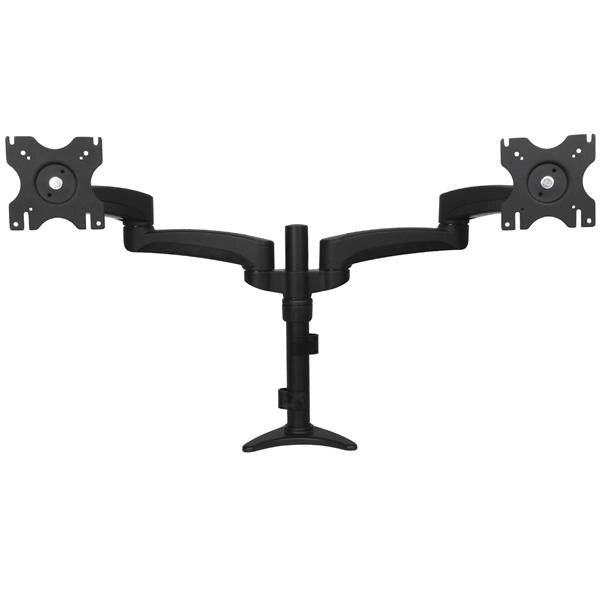 Startech.com supporto per doppio monitor lcd led schermo display - braccio articolato con sistema gestione cavi ad altezza regolabile - ARMDUAL