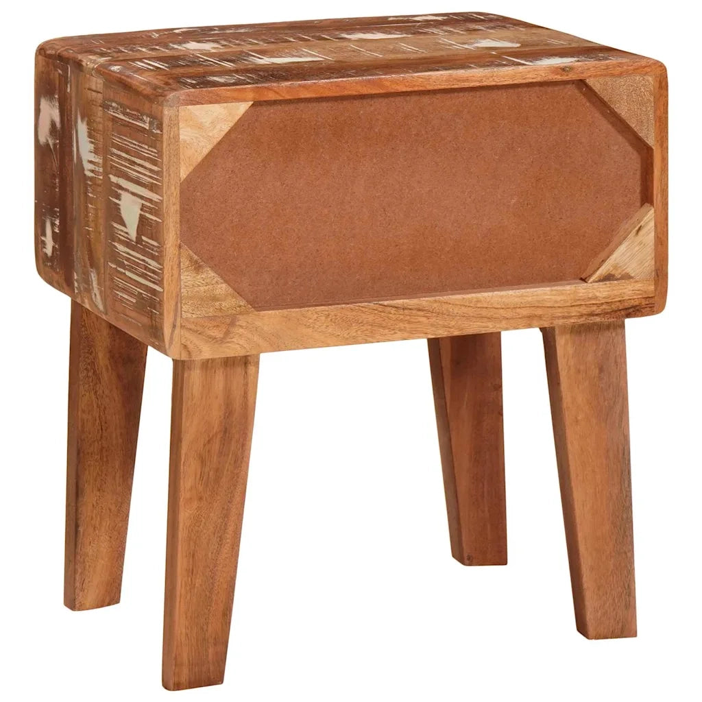 vidaXL Tavoli da Fine Multicolore legno massello di riciclo