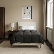 Duvet Estivo Trapuntato Antracite 155 x 200 cm Microfibra