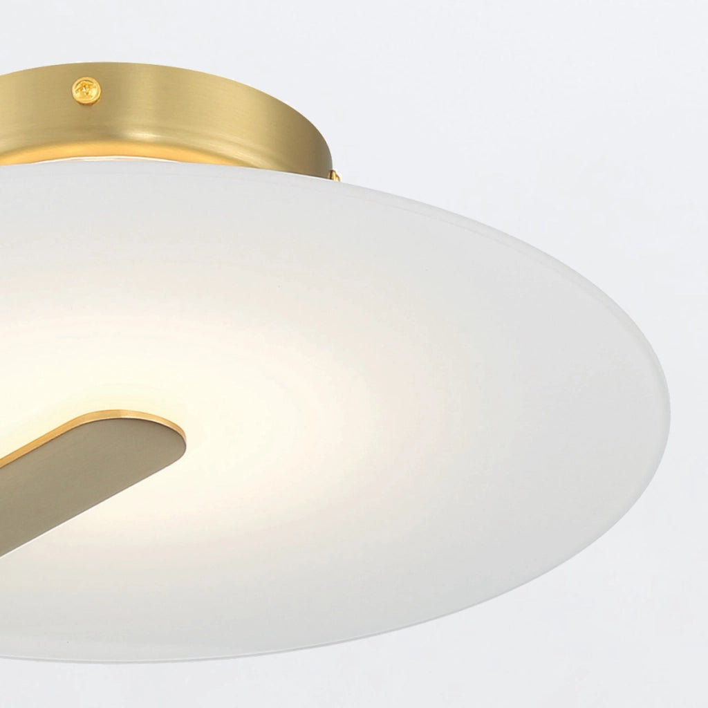 Applique/Plafoniera Nuvola bianca oro Ø31 LED 14W