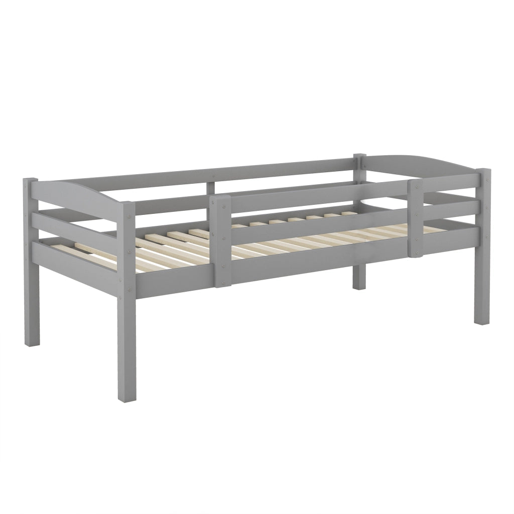 LETTO A CASTELLO TRIPLO 90x200 cm Legno di pino Grigio