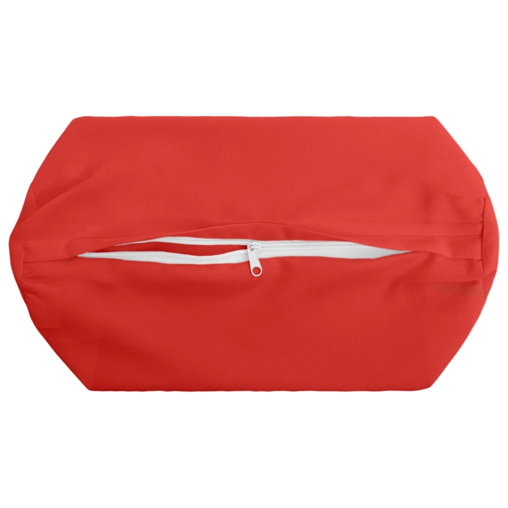 Federa 6 pcs HEERLEN Rosso Ø 15 x 40 cm Poliestere 923338