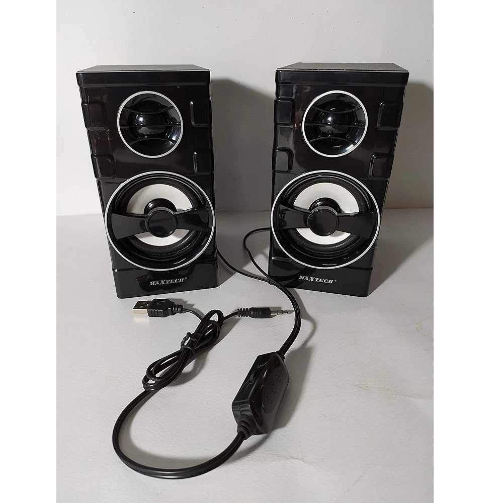 Trade Shop - Casse Pc Xbox Stereo Aux Multimedia Digital Audio Jack 3.5mm 25w Ca-ss002 Rs-520 -