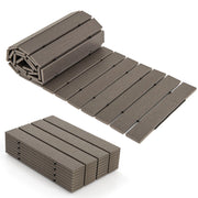 Passerella dritta da esterno con connessione a filo metallico-Passerella decorativa resistente alle intemperie per matrimonio festa Grigia