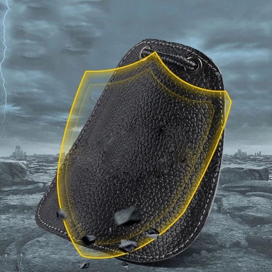 Calzature di protezione per piedi - Protezione per la zona del tallone - Coperture per calzature in pelle - Protezione contro danni - Durata e leggerezza - Misura unica con cinture - Protezione aggiuntiva per il piede - Copertura per calzature